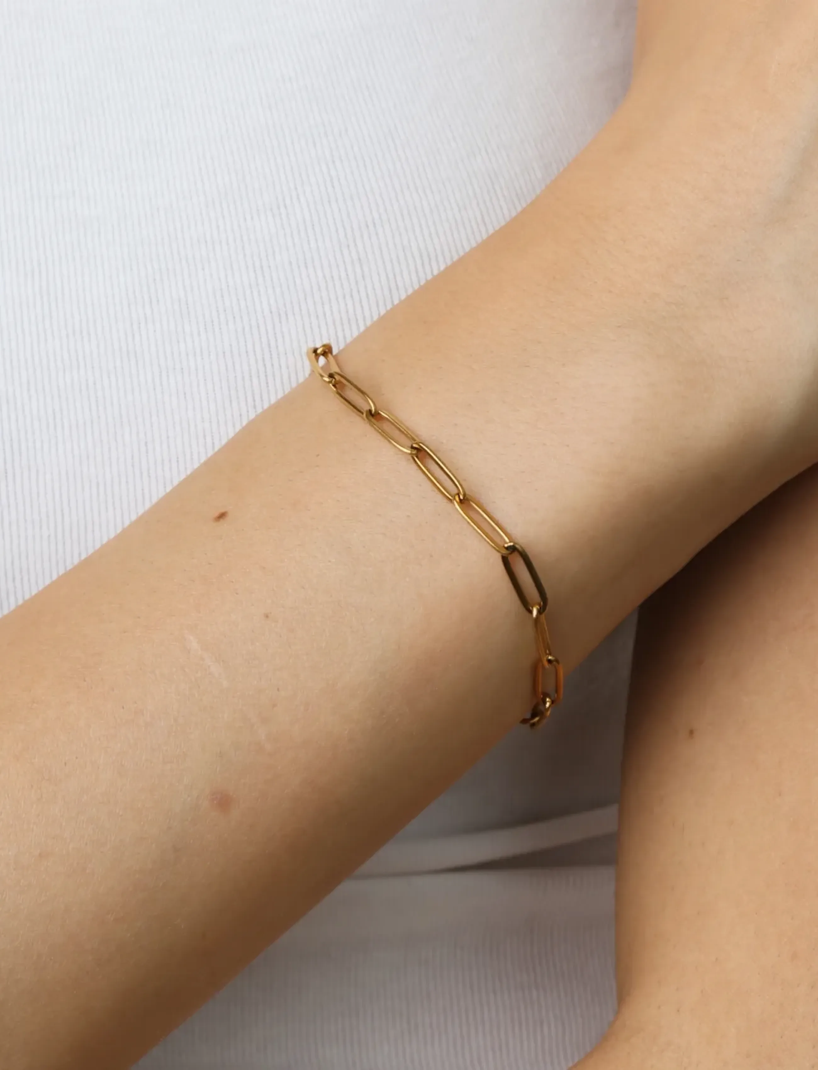 Timi of Sweden - Eira - Link Chain Bracelet Stainless Steel - kettenarmbänder - gold - 2