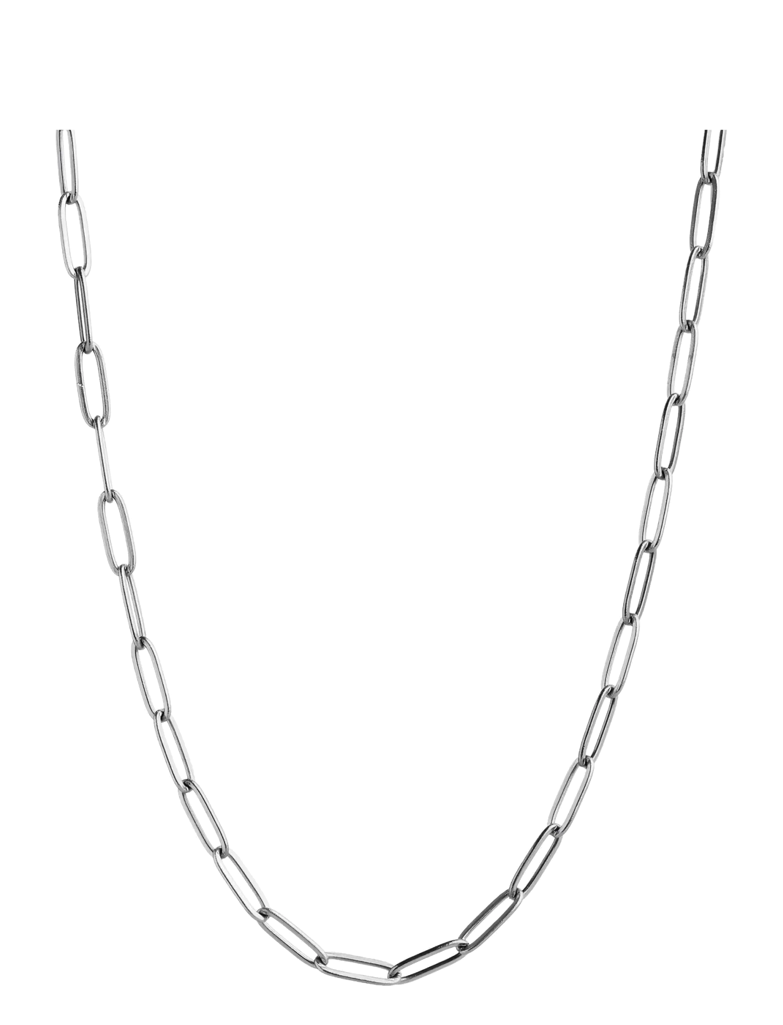 Timi of Sweden Eira - Link Chain Necklace Stainless Steel - Aksessuaarid - SILVER / silver