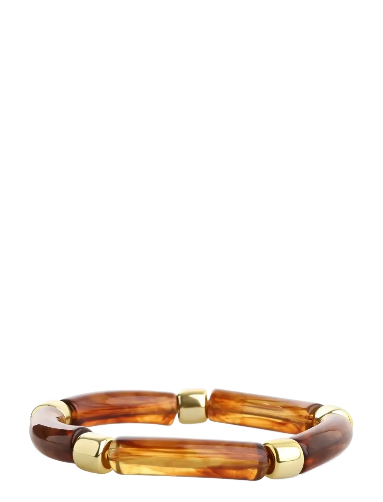 Timi of Sweden Madeleine - Bead Resin Bracelet - Armringe - BROWN / brown