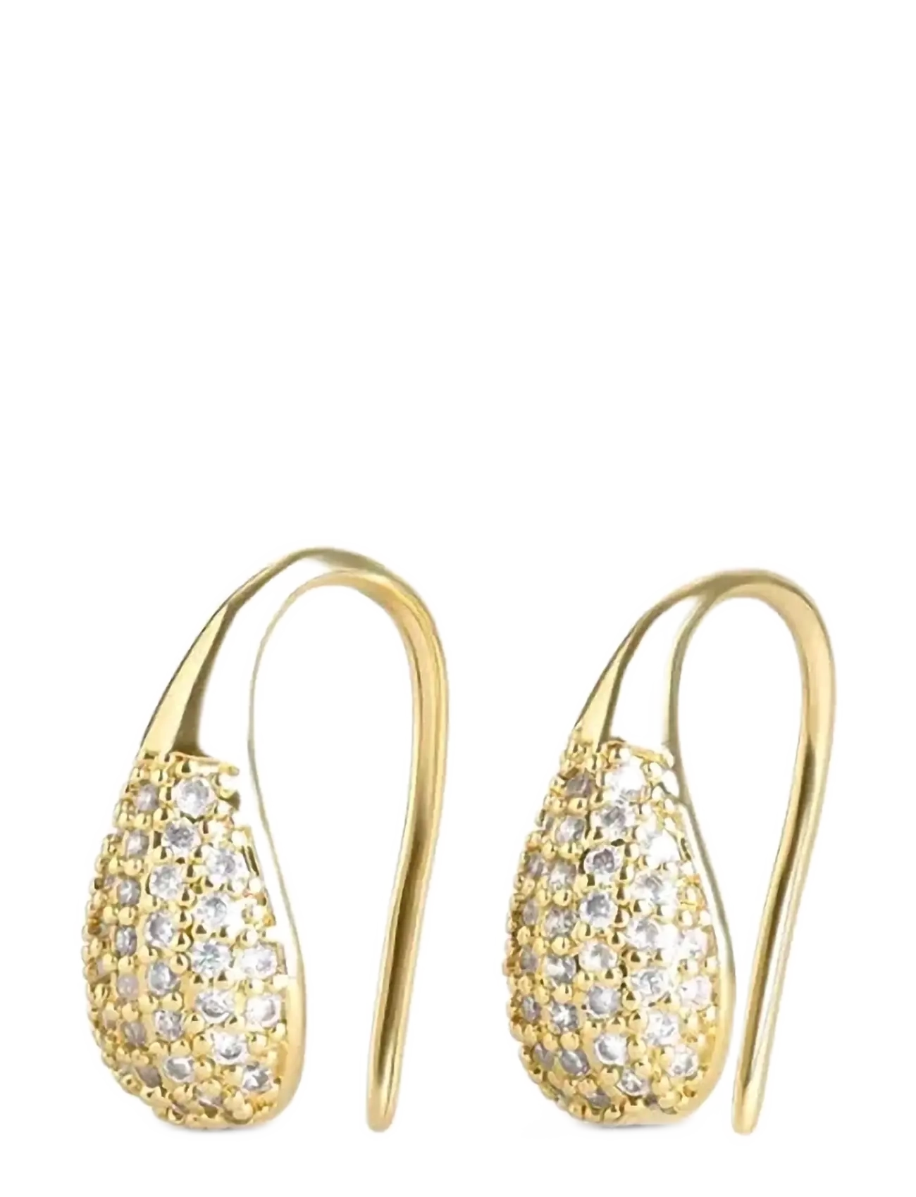 Timi of Sweden - Synne - Pavé Teardrop Earrings - ohrhänger - gold - 2