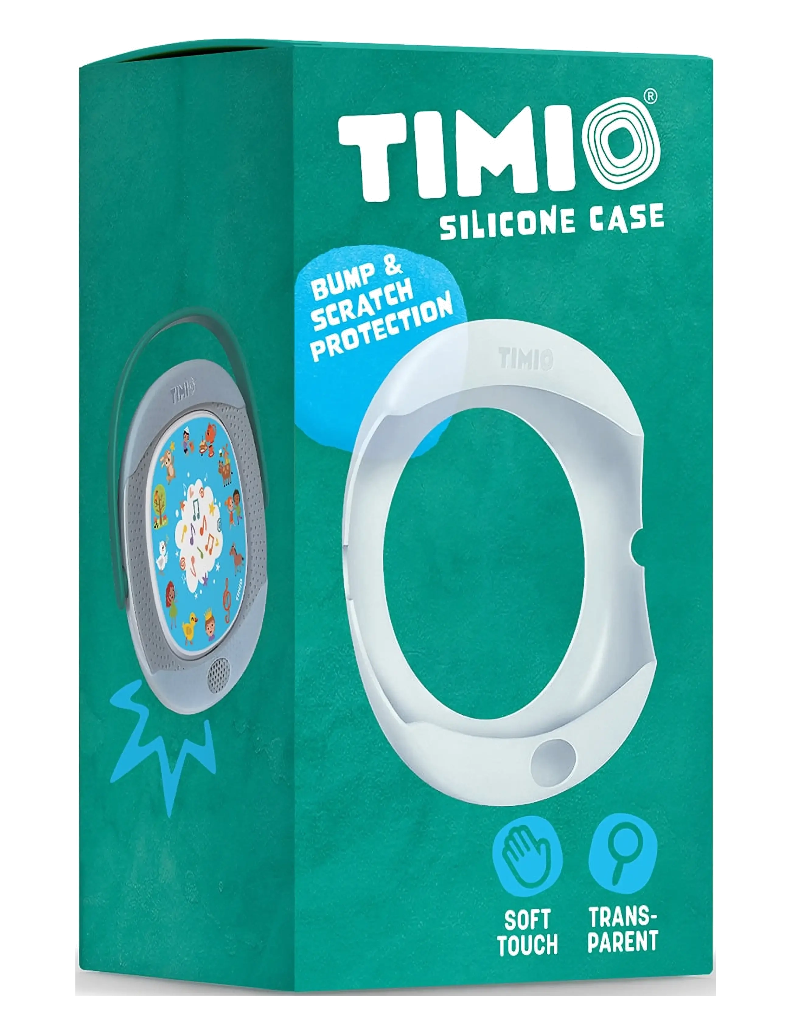 Timio TIMIO Silicone Case - Lektiehjørne - GREY / multi
