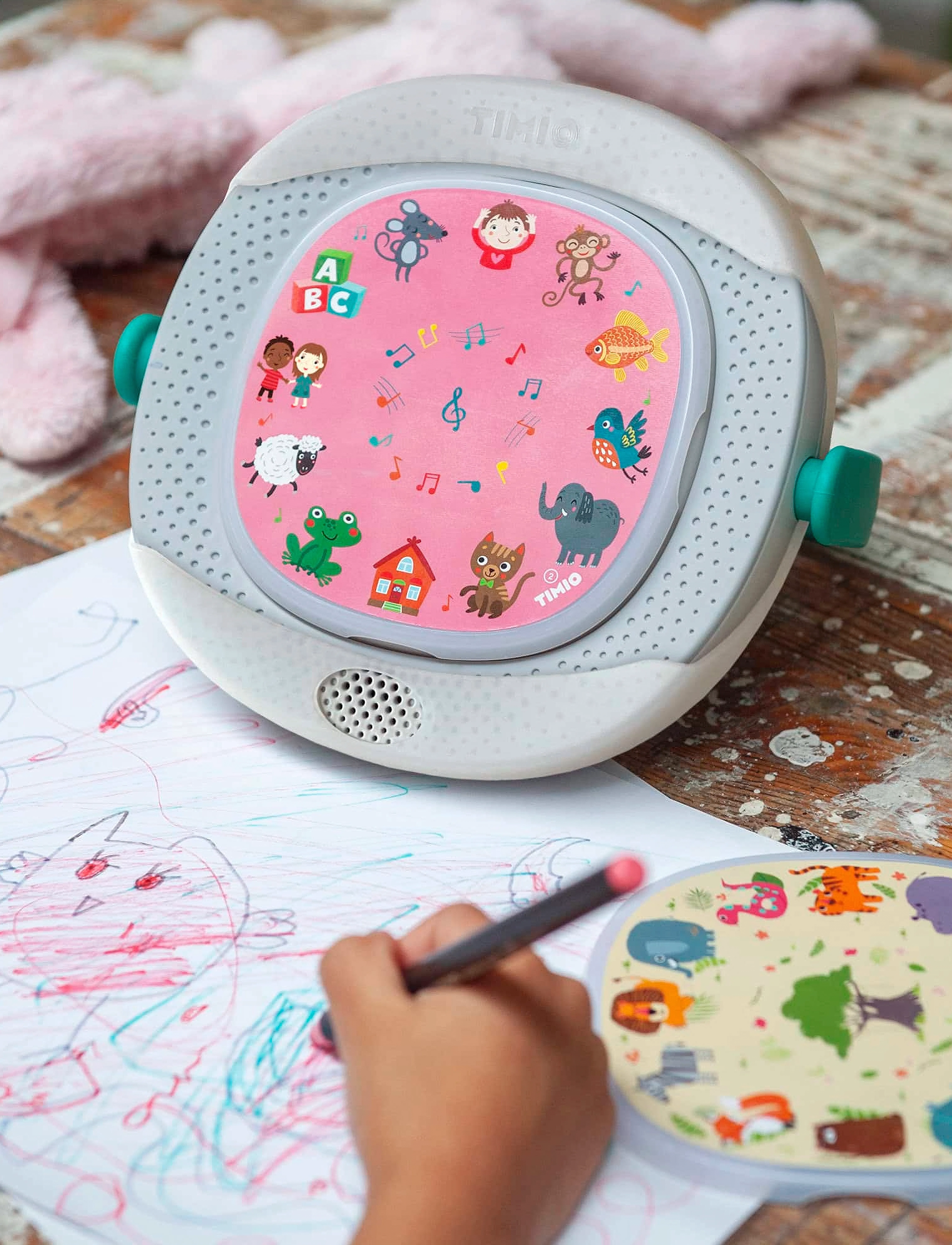 Timio Silicone Case, Børn, Drawing Boards, Multi/mønstret, Str: ONE SIZE