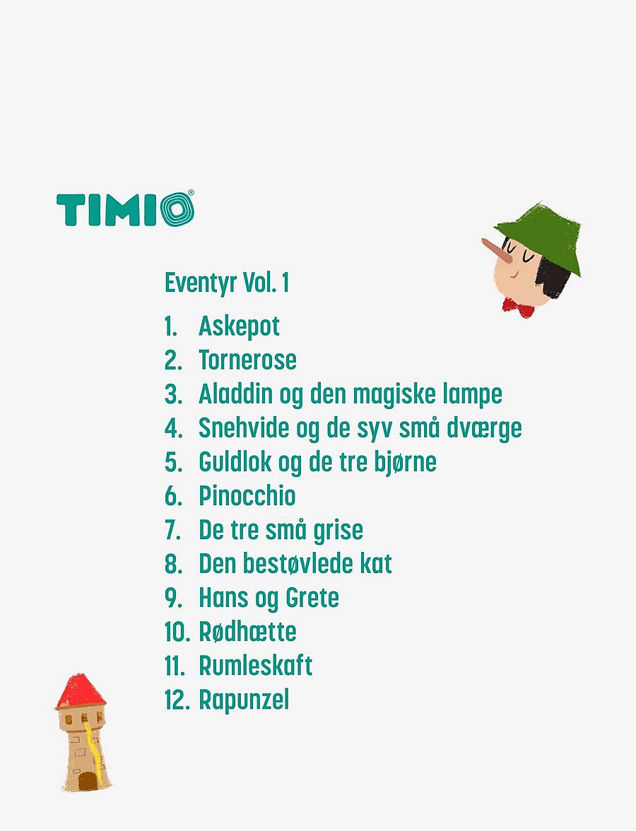 Timio - TIMIO Disc Set 3 - Fairy Tales, Time, Vegetables, Alphabet A-L and Alphabet M-Z - aktiva spel - multi coloured - 1
