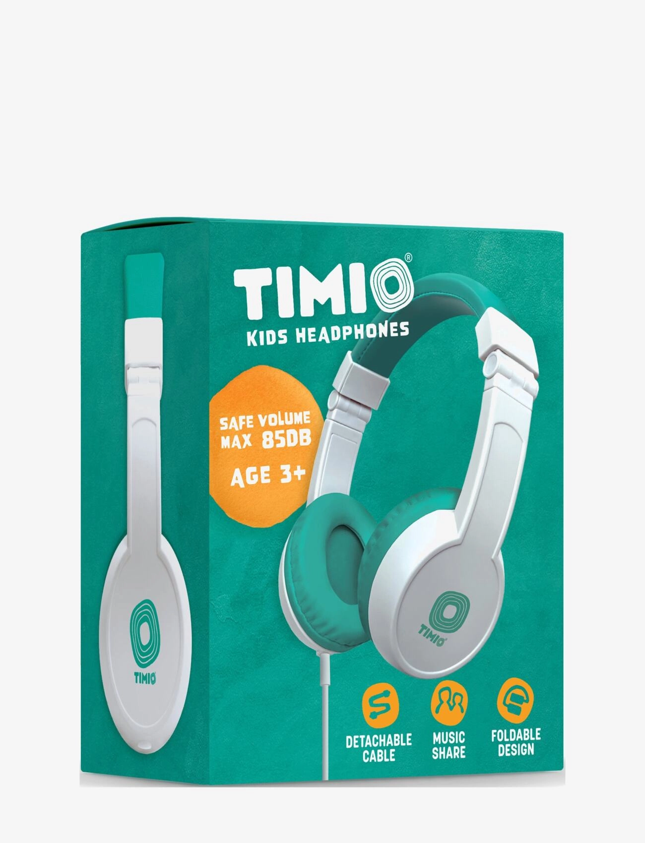 Timio Foldable Headphones, Hovedtelefon, Multi/mønstret, Str: ONE SIZE