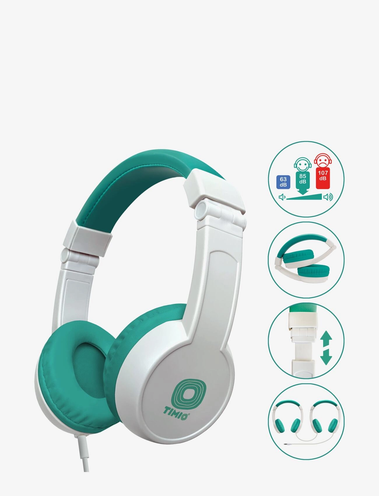 Timio - TIMIO Foldable Headphones - elektronik & media - multi coloured - 3