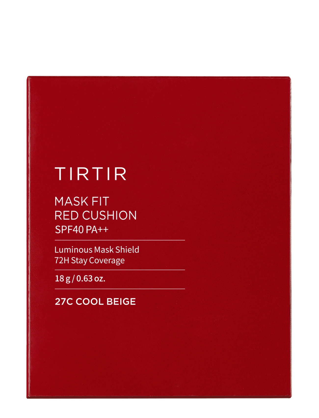 TIRTIR - TIRTIR Mask Fit Red Cushion 27C Cool Beige - makeup - 27c cool beige - 3