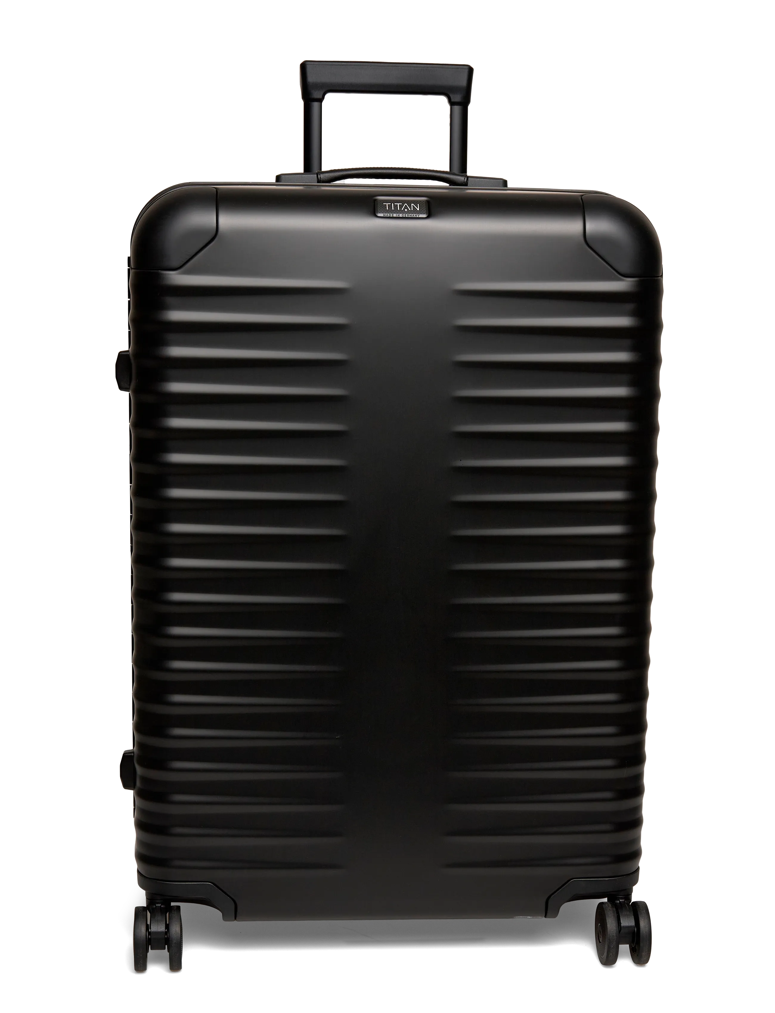 TITAN Eternity 4W Trolley, Herren, 4-Rollen Hartschalenkoffer, Schwarz, Gr.L