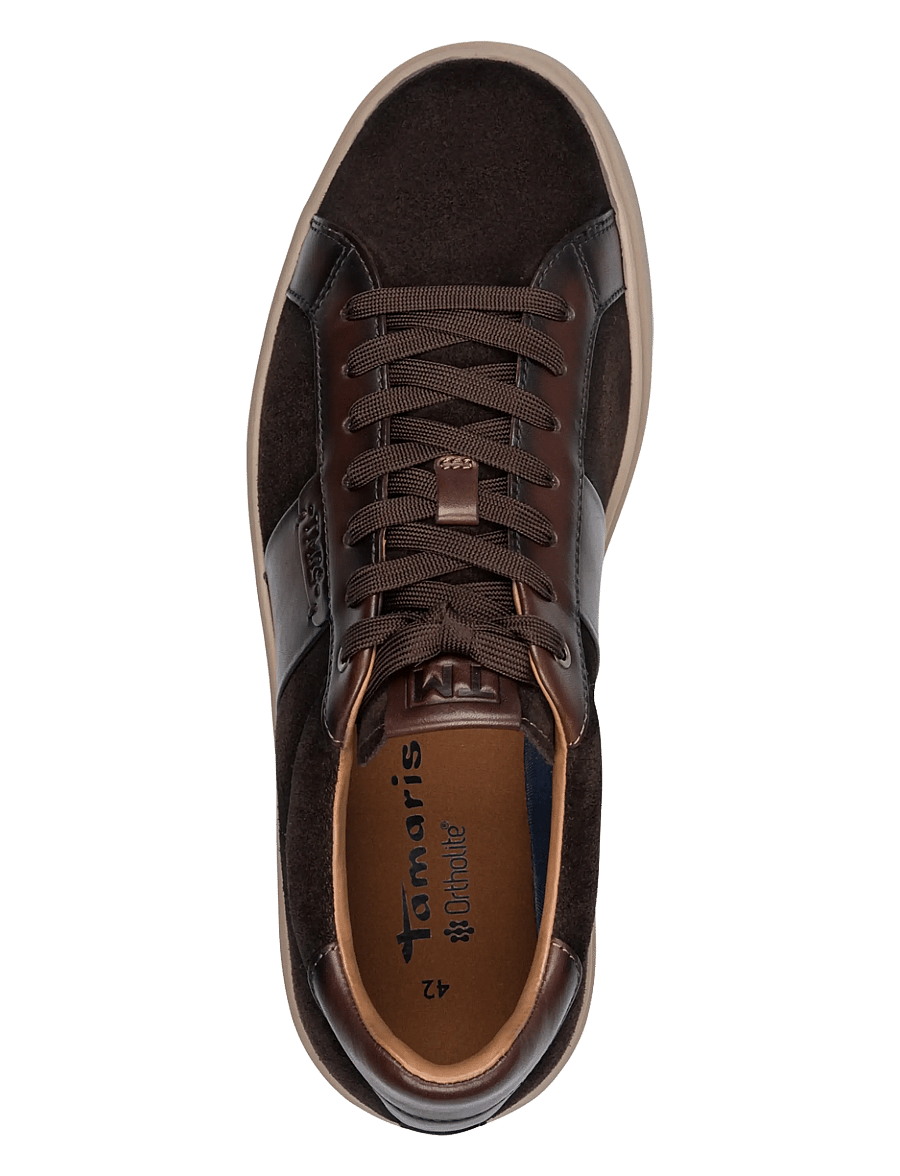 TMRS - Men Lace-up - sneakers - mocca comb - 4