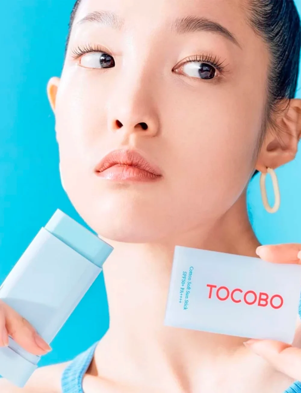 Tocobo - Cotton Soft Sun Stick SPF50+ PA++++ - til ansigtet - clear - 0