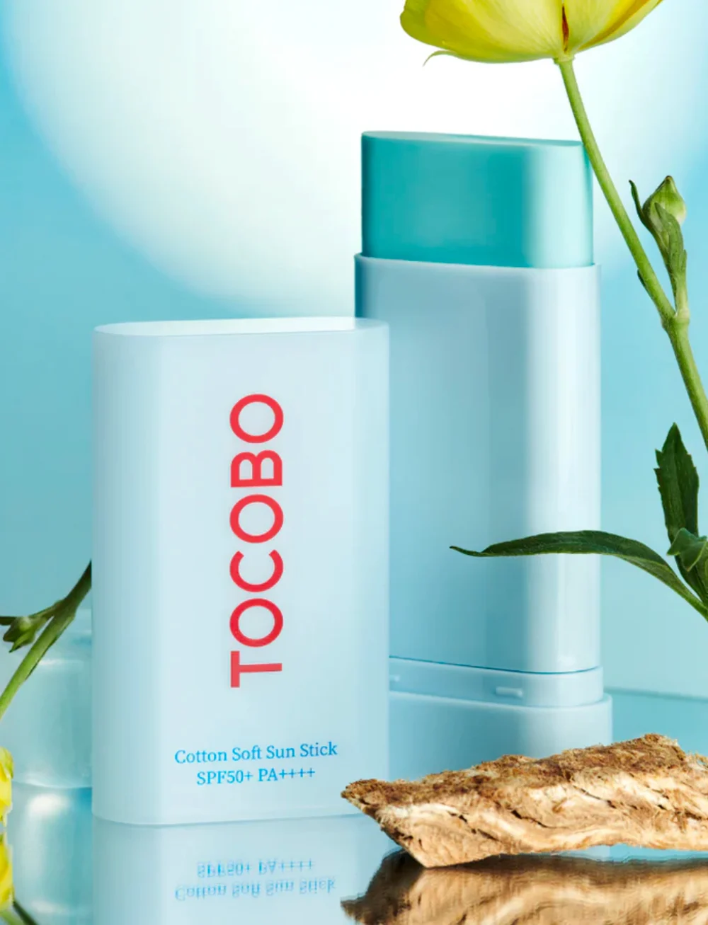 Tocobo - Cotton Soft Sun Stick SPF50+ PA++++ - til ansigtet - clear - 2