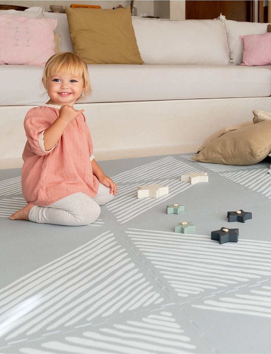 Toddlekind - THE SANDY LINES COLLECTION Playmat Tan - stone - 4