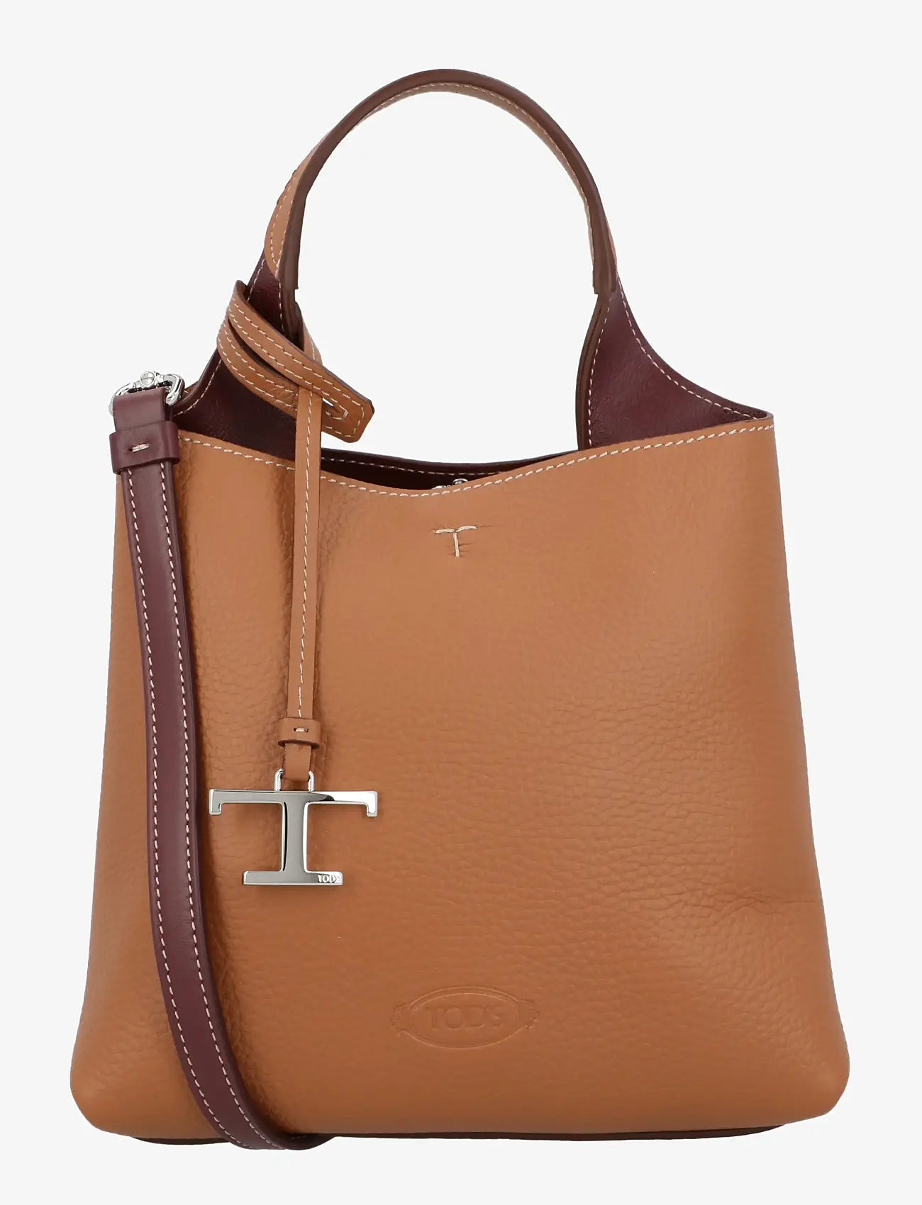 Tod's - Mini Leather Tote - særlige begivenheder - brown - 0