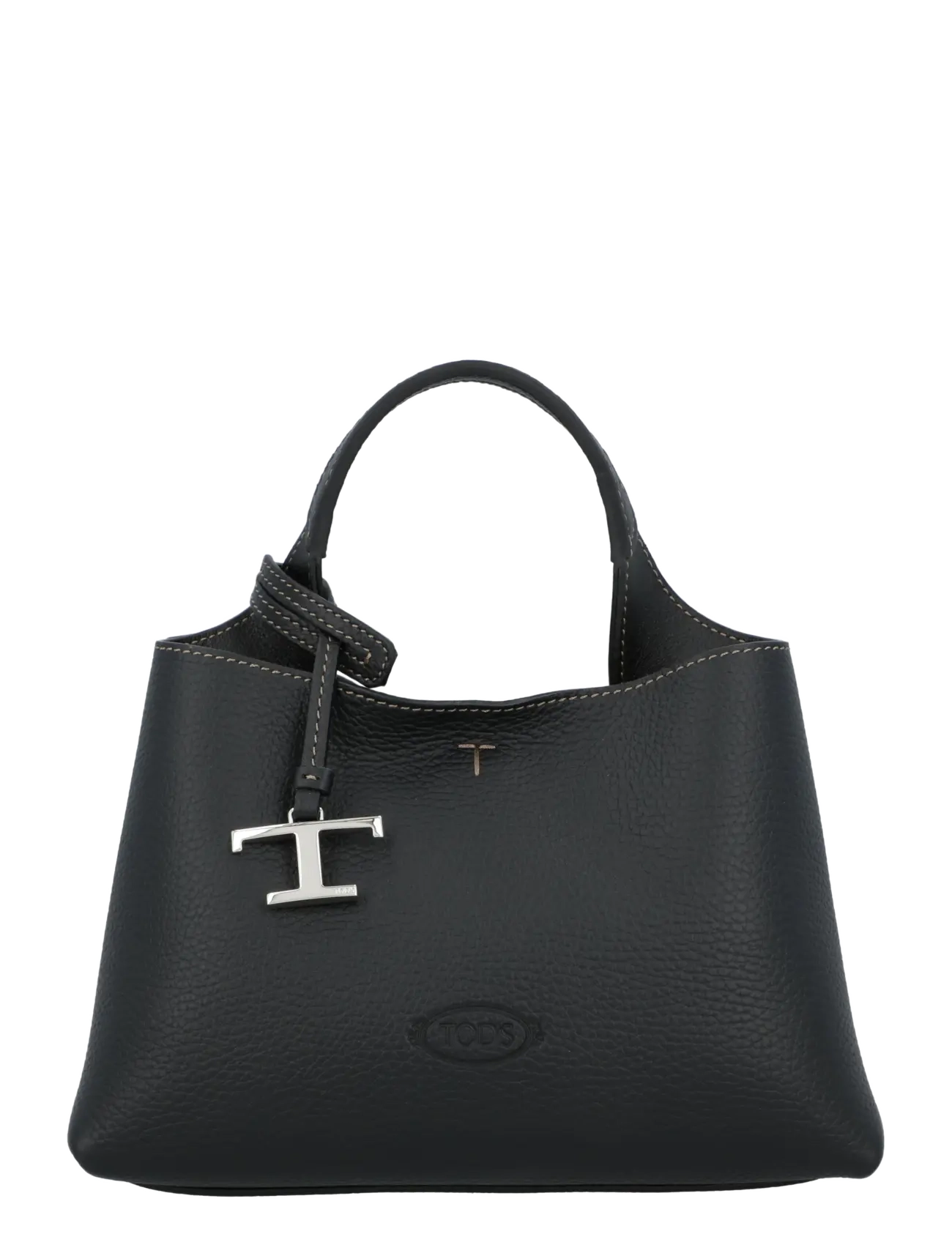 Tod's Bag In Leather Micro, Kvinder, Mikro Håndtaske, Sort, Str: ONE SIZE