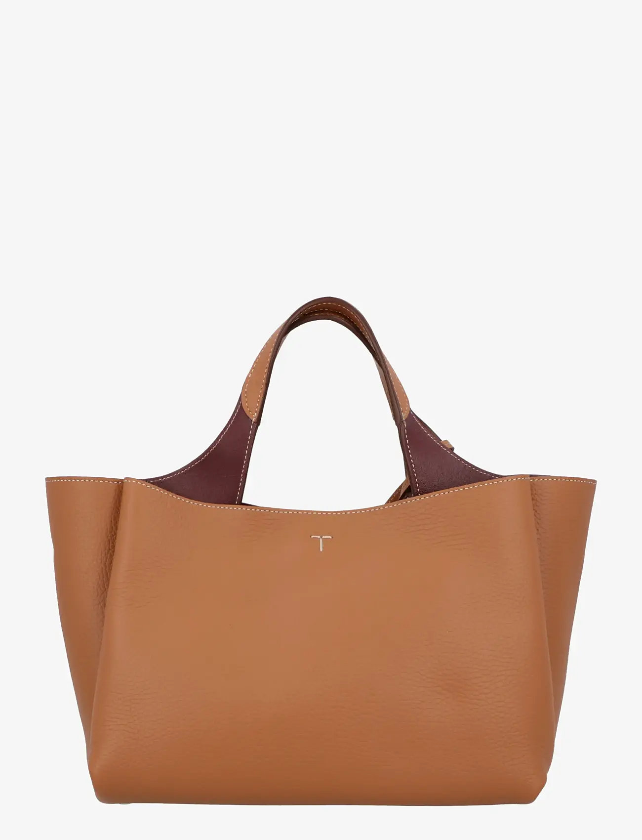 Tod's - Mini Leather Tote Bag - tote bags - brown - 2