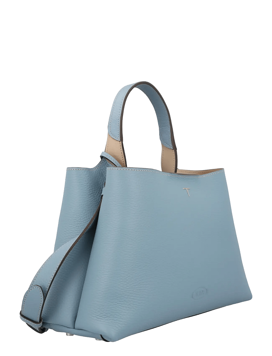 Tod's - Logo Printed Small Tote Bag - konfirmation - blue - 1