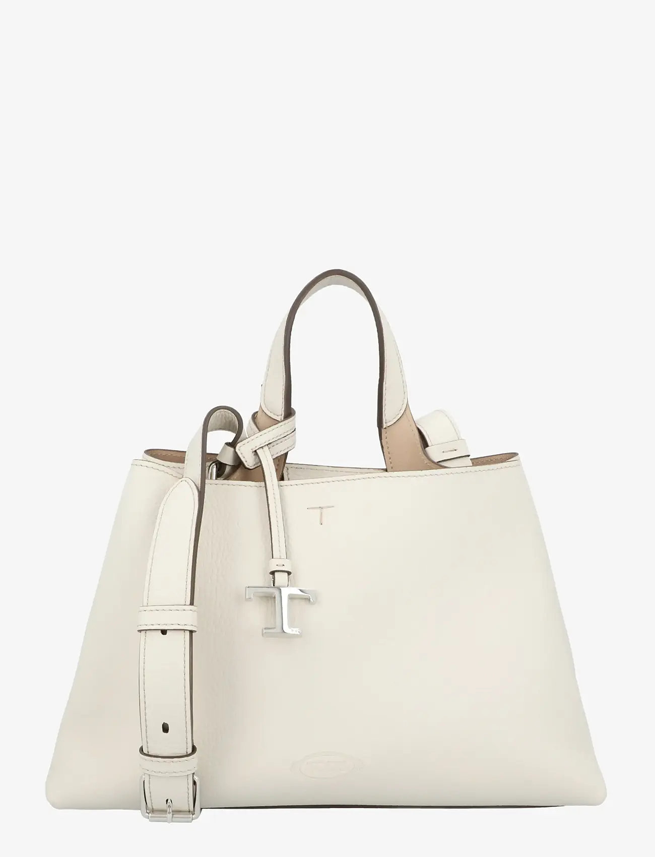 Tod's - Logo Printed Small Tote Bag - konfirmatsioon - white - 0