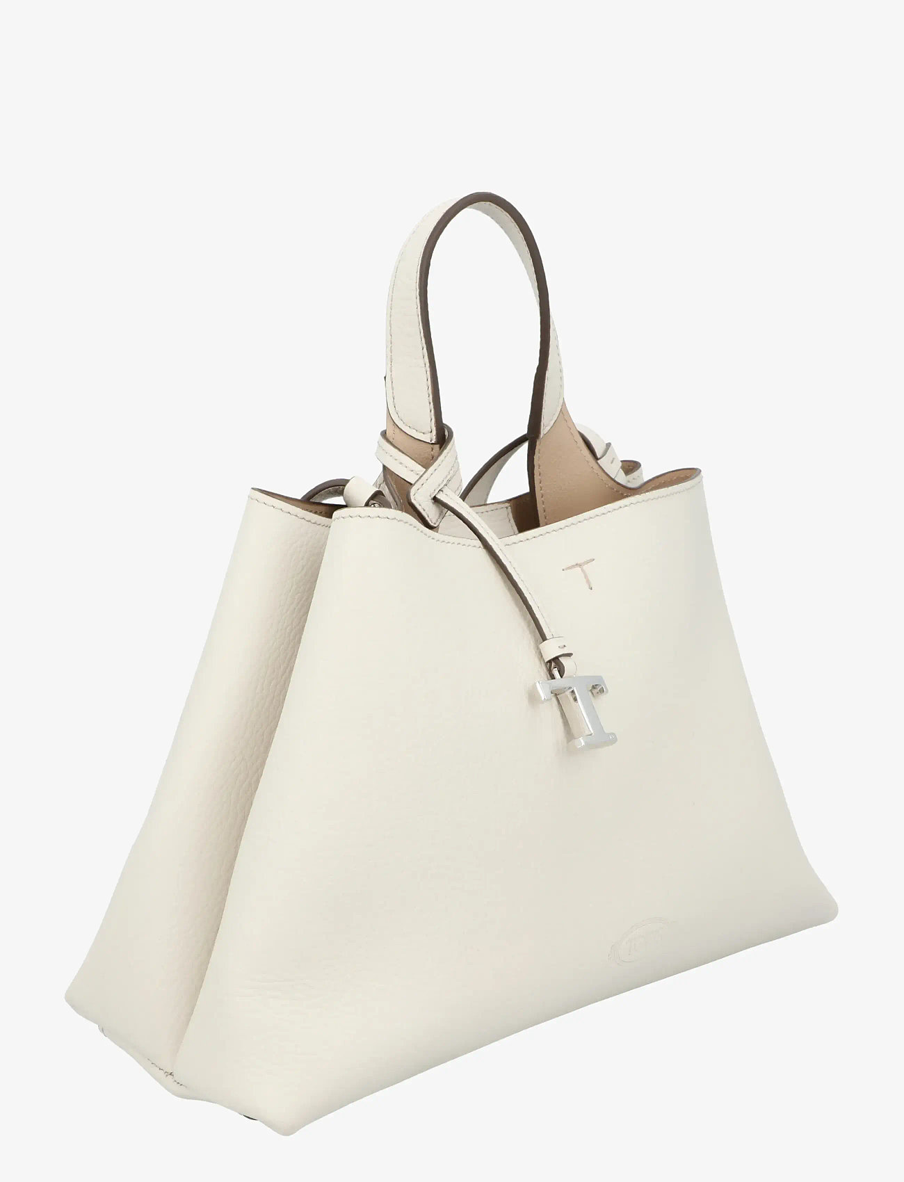 Tod's - Logo Printed Small Tote Bag - konfirmatsioon - white - 1