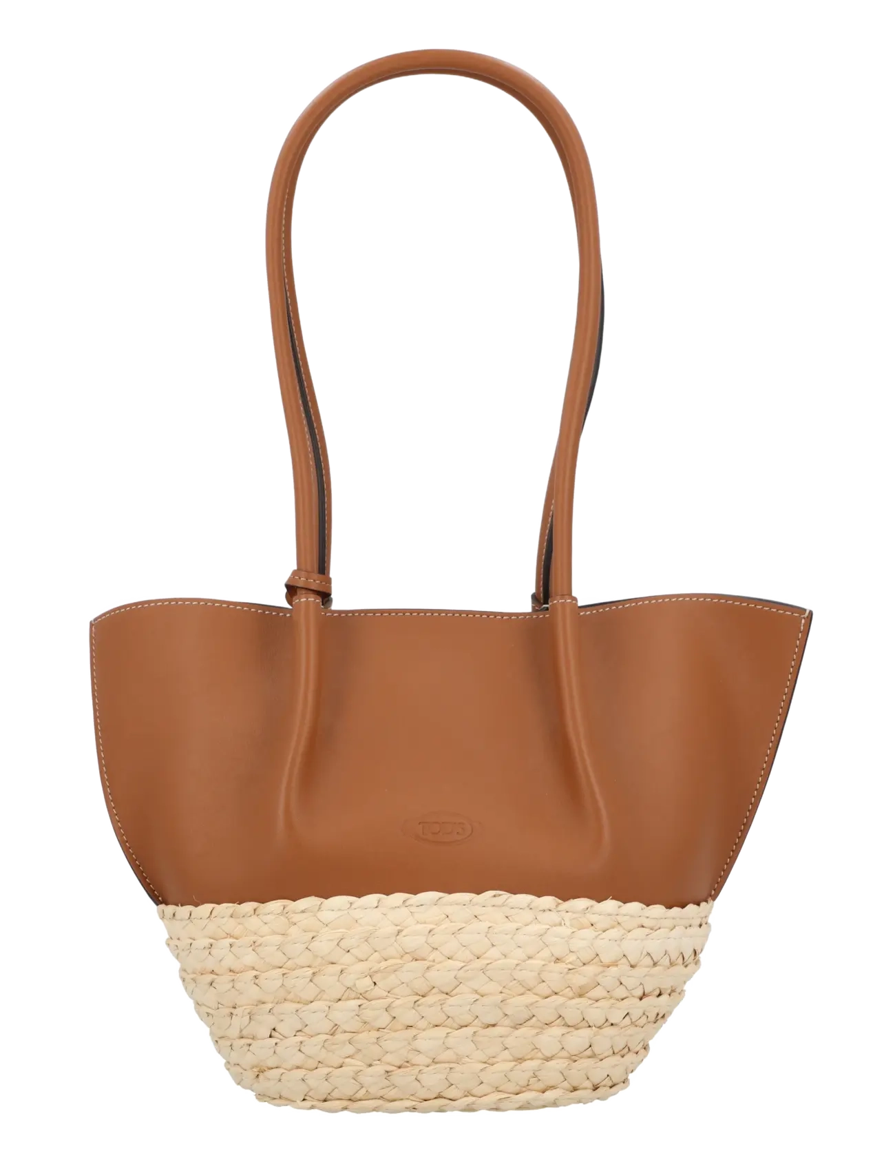Tod's Medium Bux Tote Bag - Bags - BROWN / brown