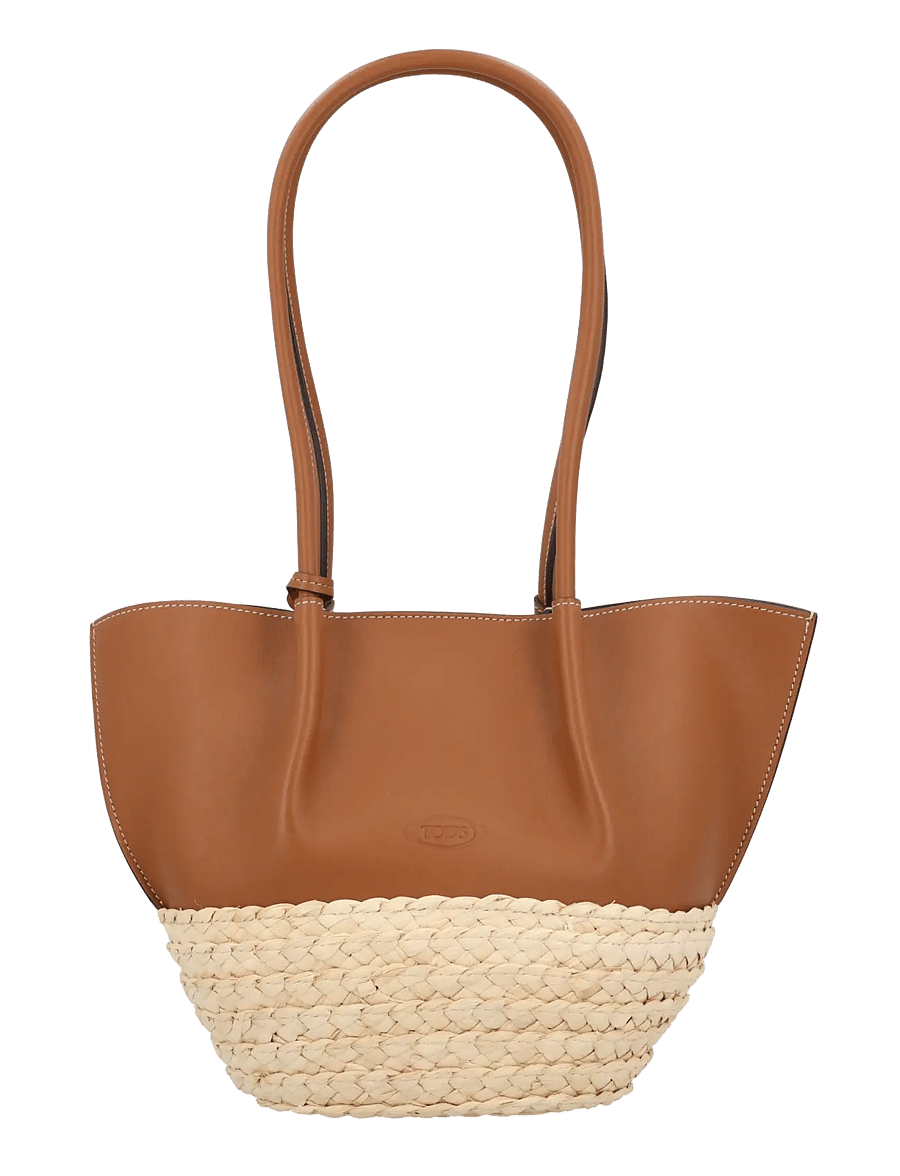 Tod's - Medium Bux Tote Bag - tote bags - brown - 0