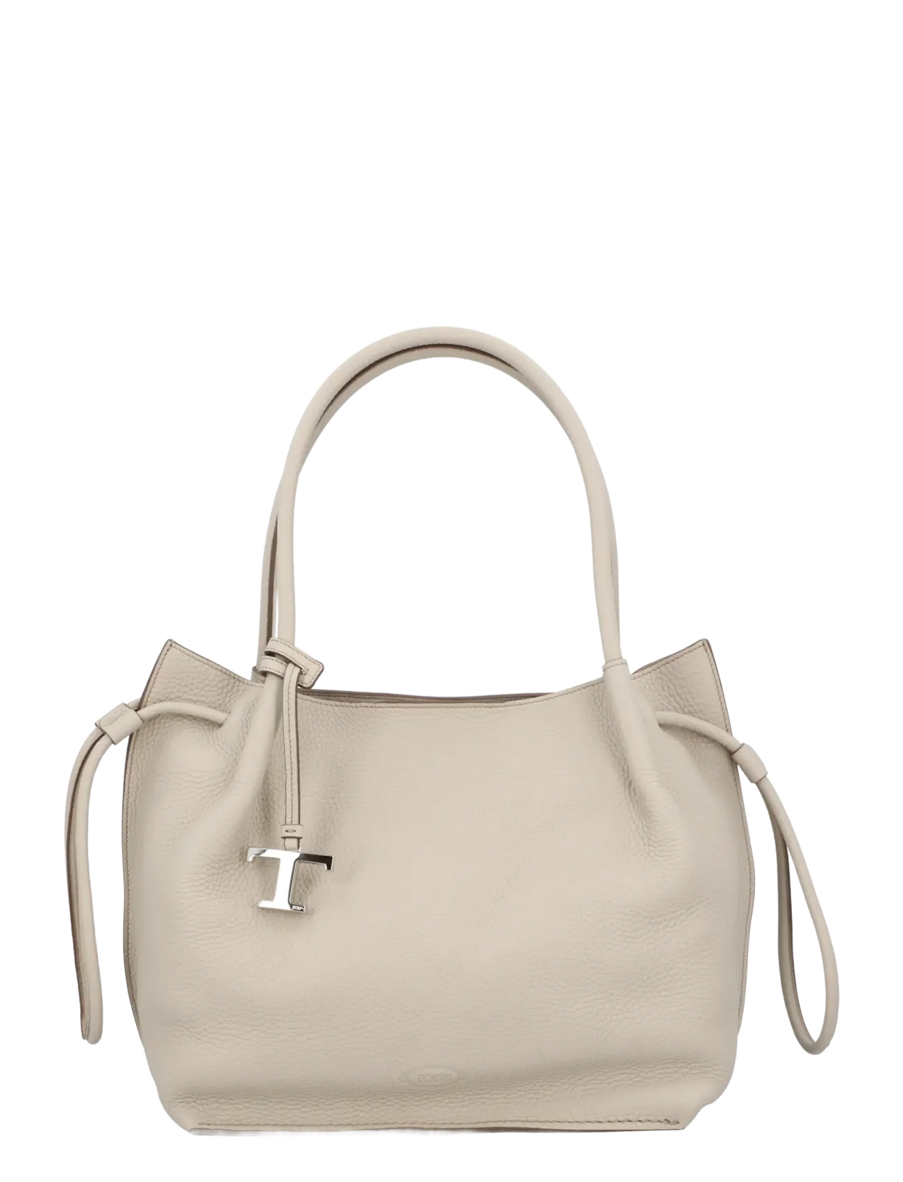 Tod's Bucket Bag In Leather Medium, One Size, Beige, Tasker > Spande, Dame