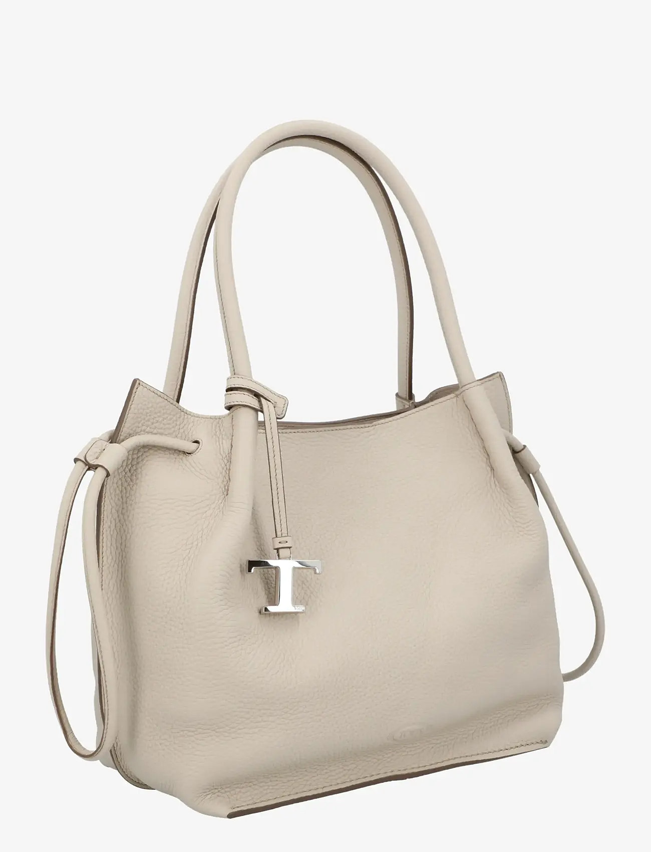 Tod's - Bucket Bag in Leather Medium - paunkotid - beige - 1