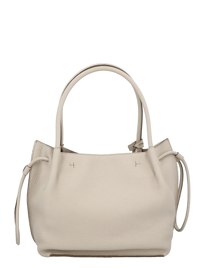 Tod's - Bucket Bag in Leather Medium - paunkotid - beige - 2