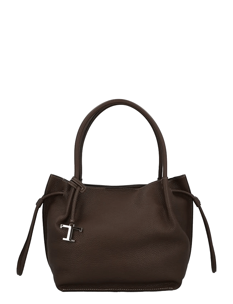 Tod's - Bucket Bag in Leather Medium - beuteltaschen - brown - 0