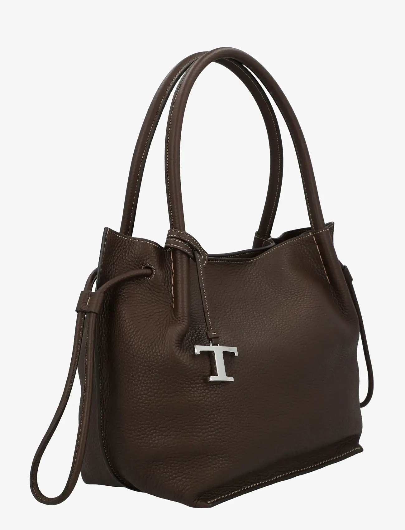 Tod's - Bucket Bag in Leather Medium - beuteltaschen - brown - 1