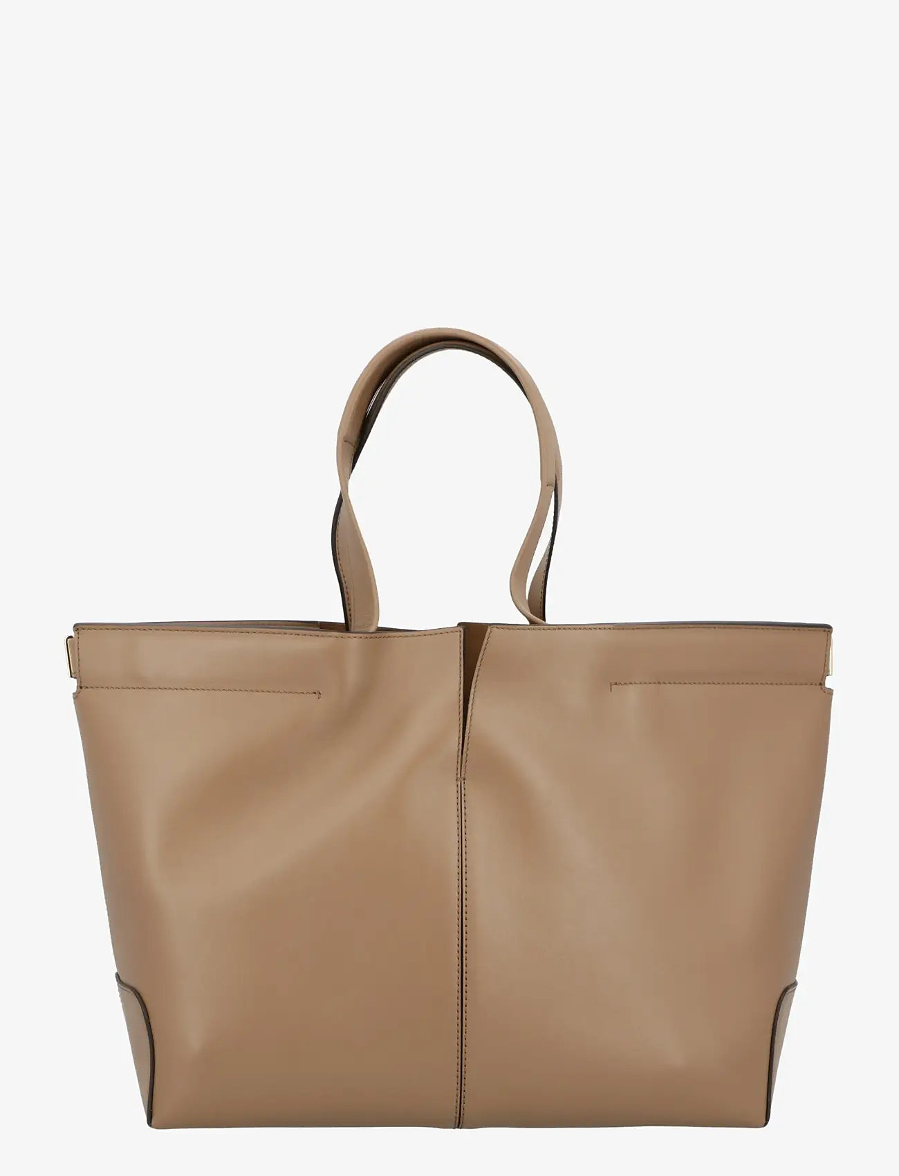 Tod's - Di Bag Folio in Leather Medium-Small - shoppere - beige - 2