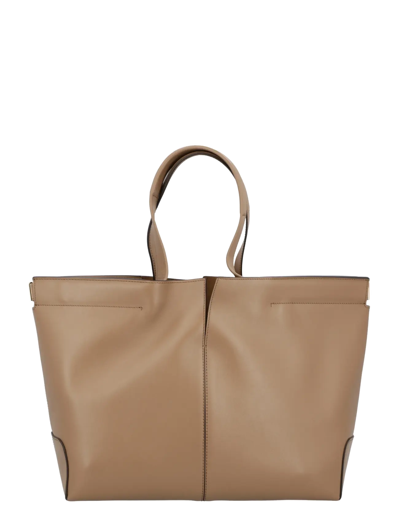 Tod's - Di Bag Folio in Leather Medium-Small - cabas - beige - 2