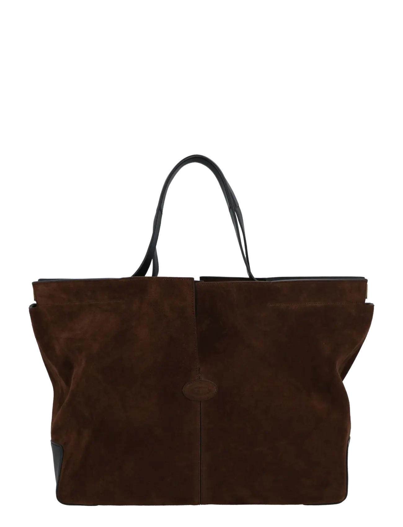 Tod's Di Bag Folio Leather Tote Bag, Kvinder, Tote Taske, Brun, Str: ONE SIZE