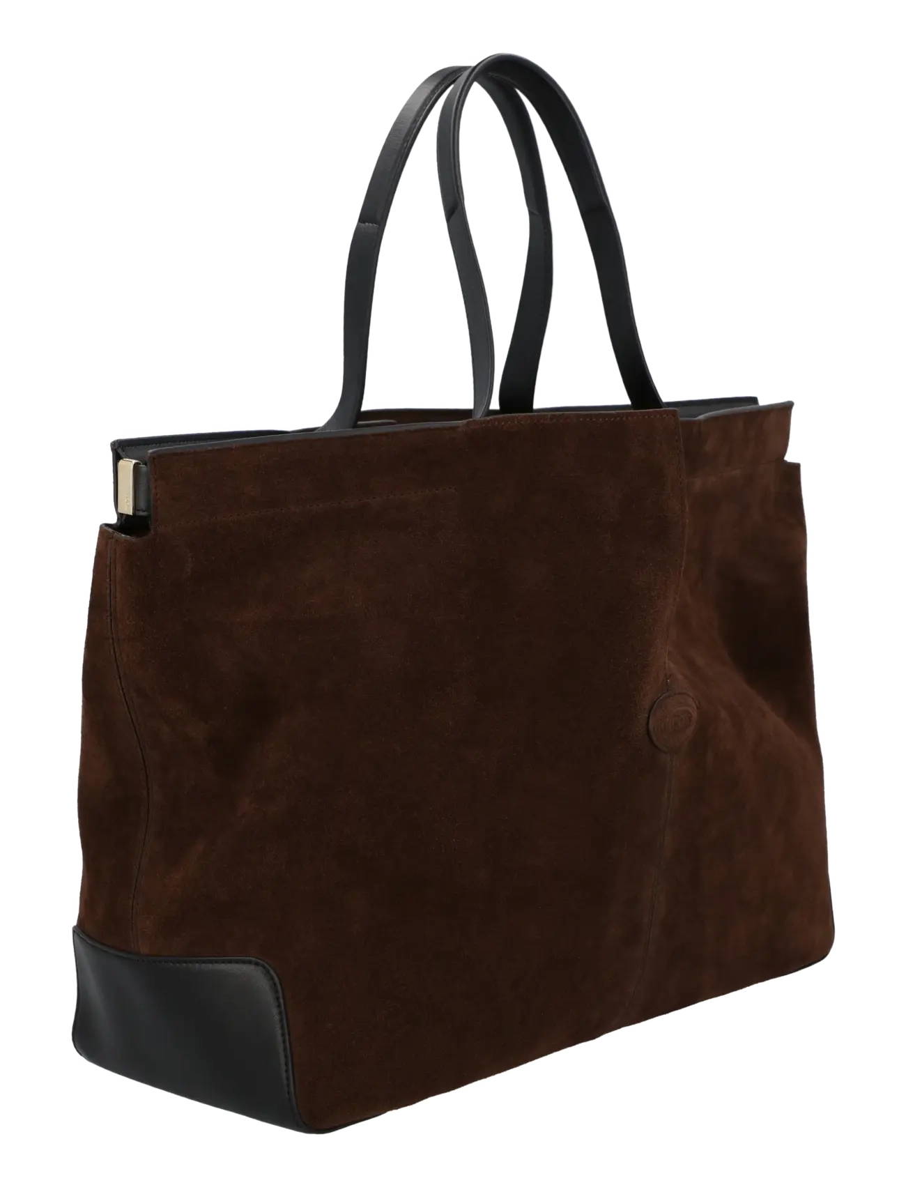 Tod's - Di Bag Folio Leather Tote Bag - shoppere - brown - 1