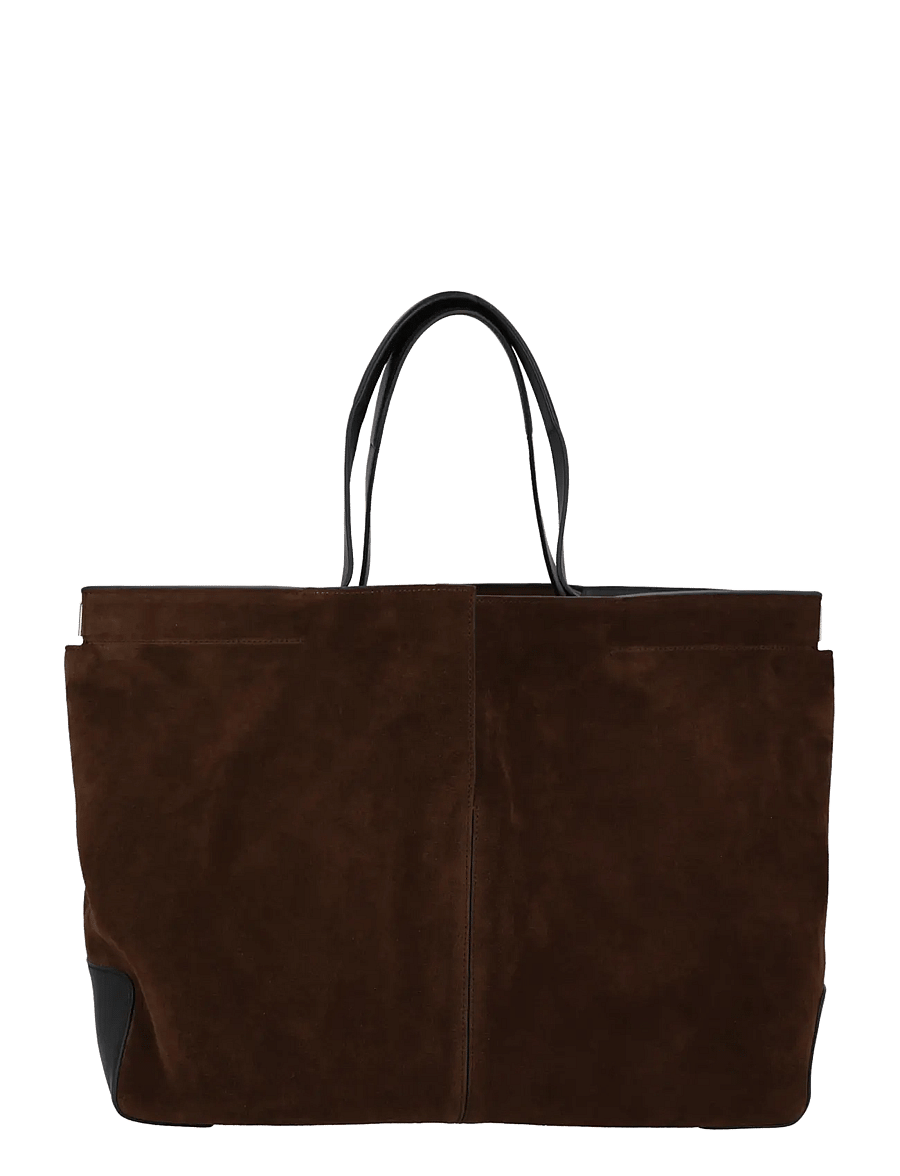 Tod's - Di Bag Folio Leather Tote Bag - ostukotid - brown - 2