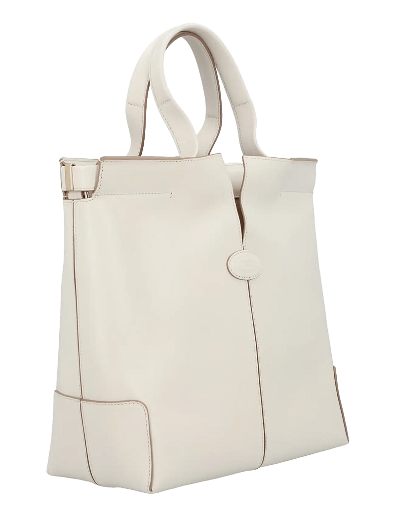 Tod's - Di Bag Folio Leather Shopper - shoppingväskor - white - 1