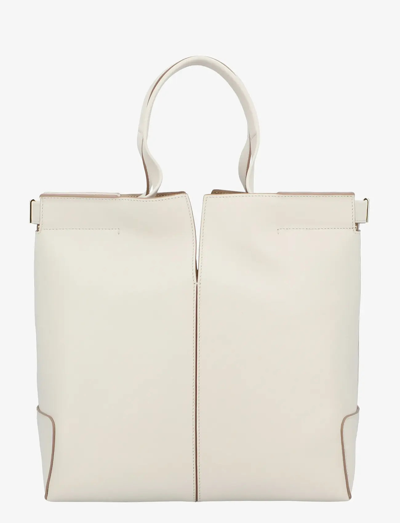 Tod's - Di Bag Folio Leather Shopper - shoppingväskor - white - 2