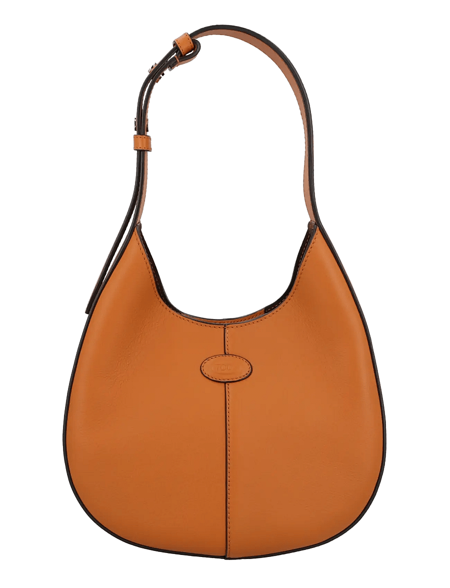 Tod's - Small Di Leather Shoulder Bag - modetrends - orange - 0