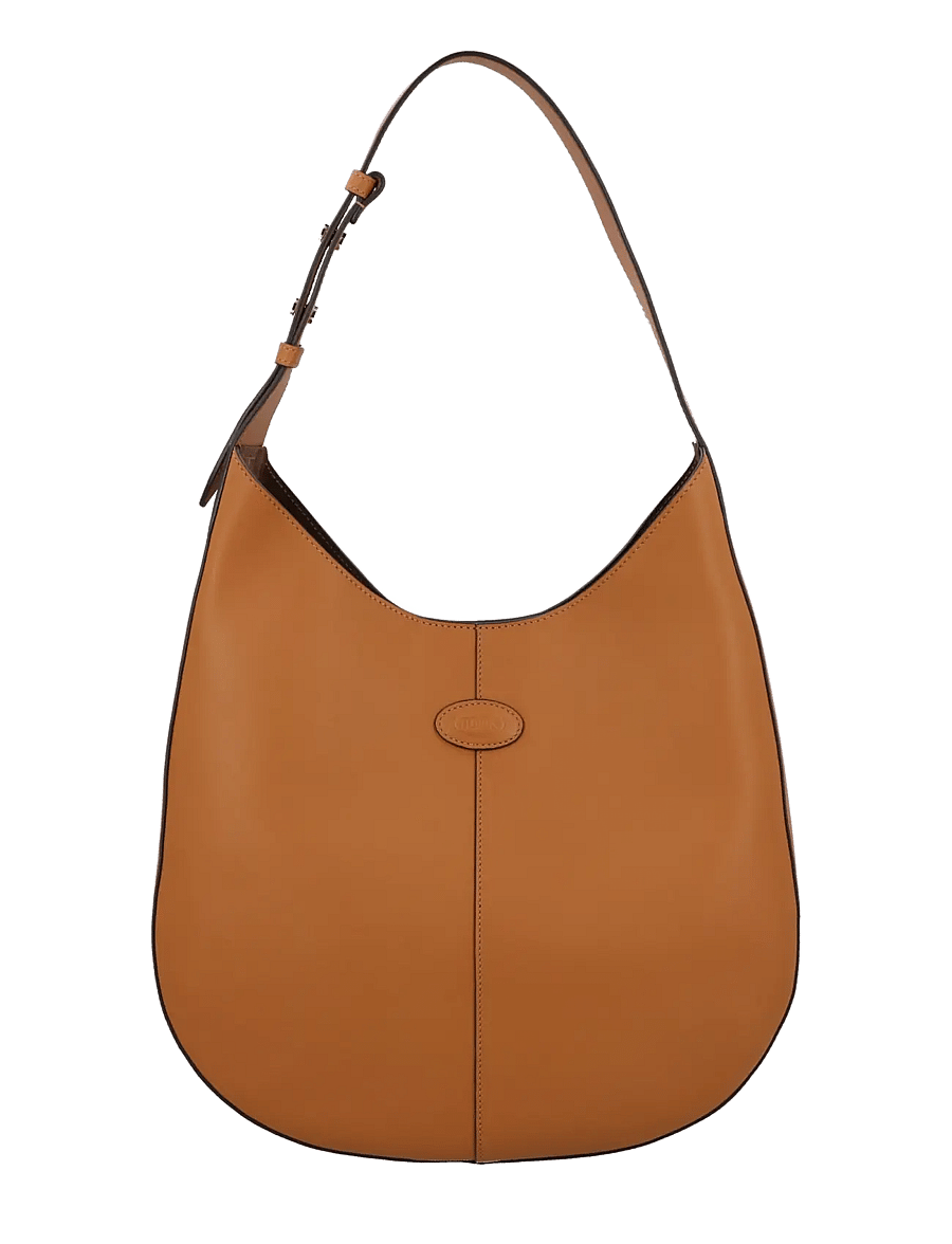 Tod's - Small Di Leather Shoulder Bag - schultertaschen - brown - 0