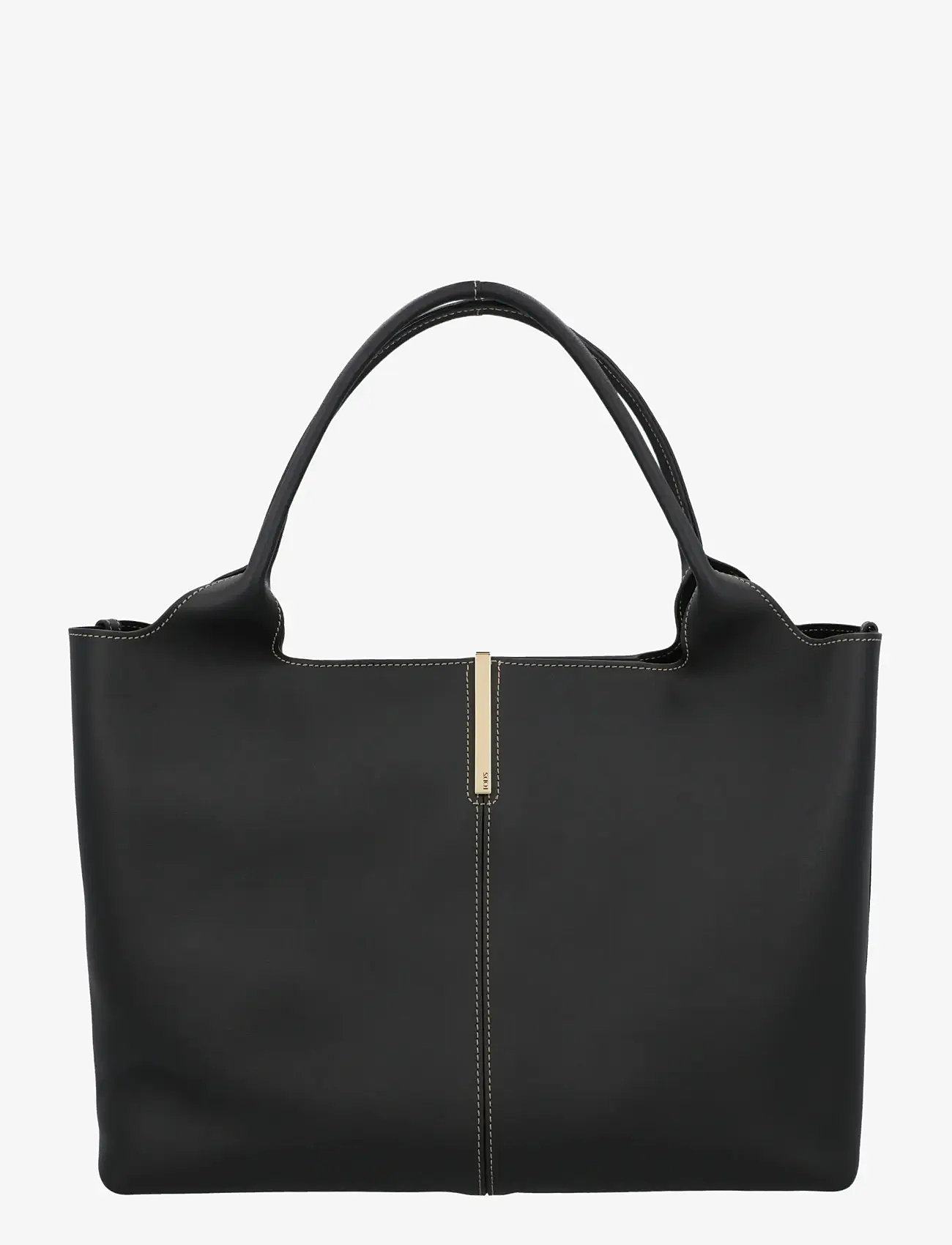Tod's - Shopping Bag in Leather Medium-Small - shoppere - black - 1