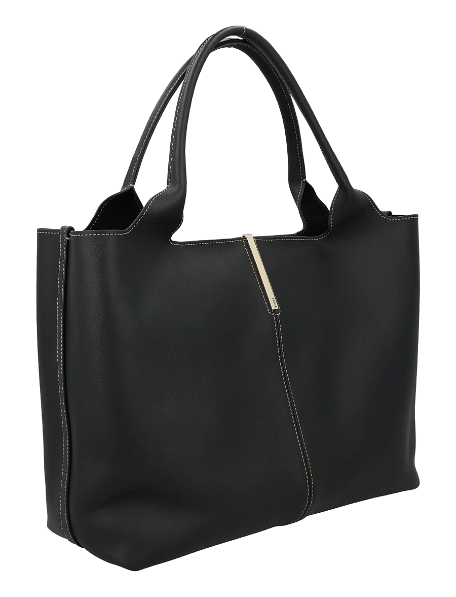 Tod's - Shopping Bag in Leather Medium-Small - shopper - black - 2