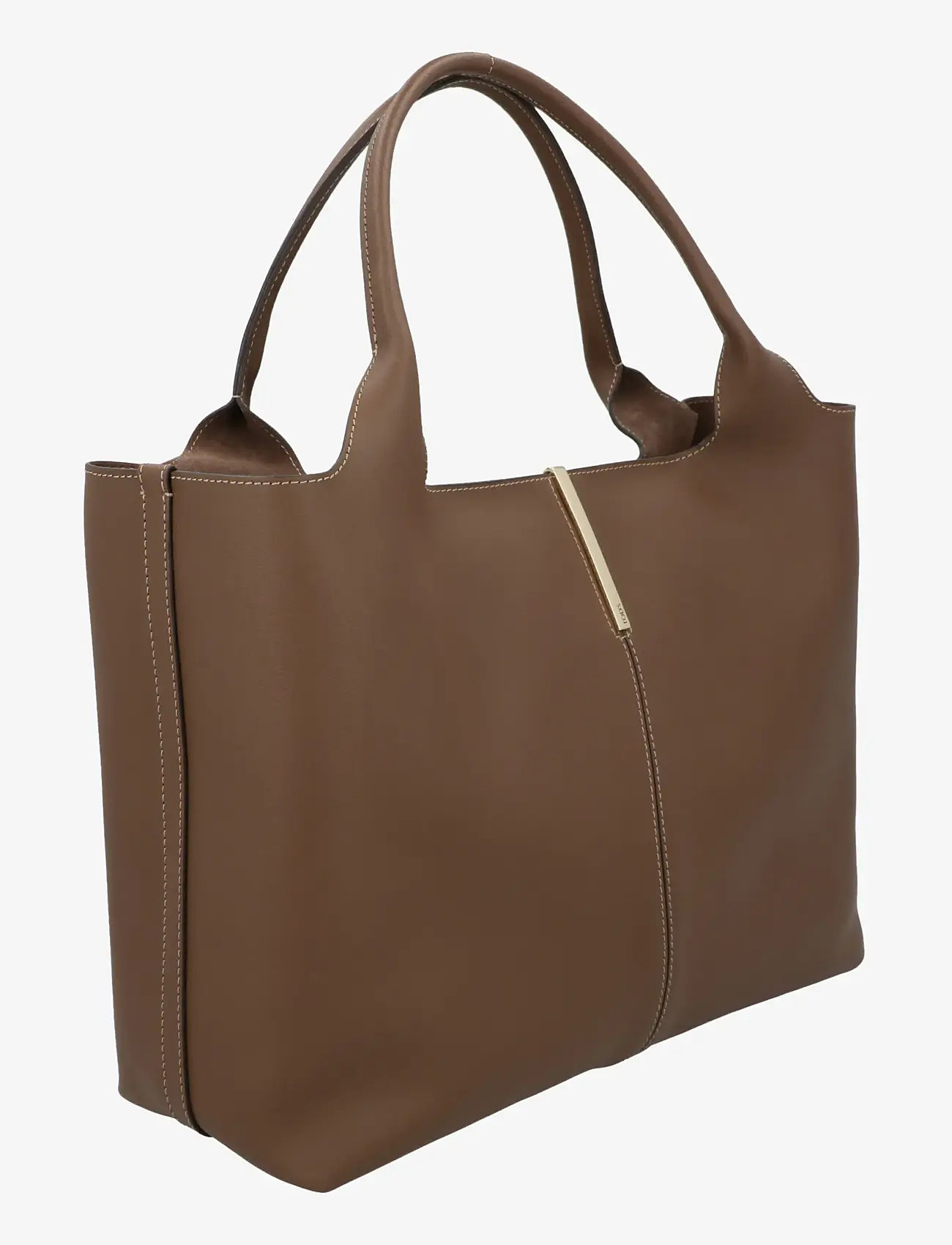 Tod's - Shopping Bag in Leather Medium-Small - shoppere - brown - 1