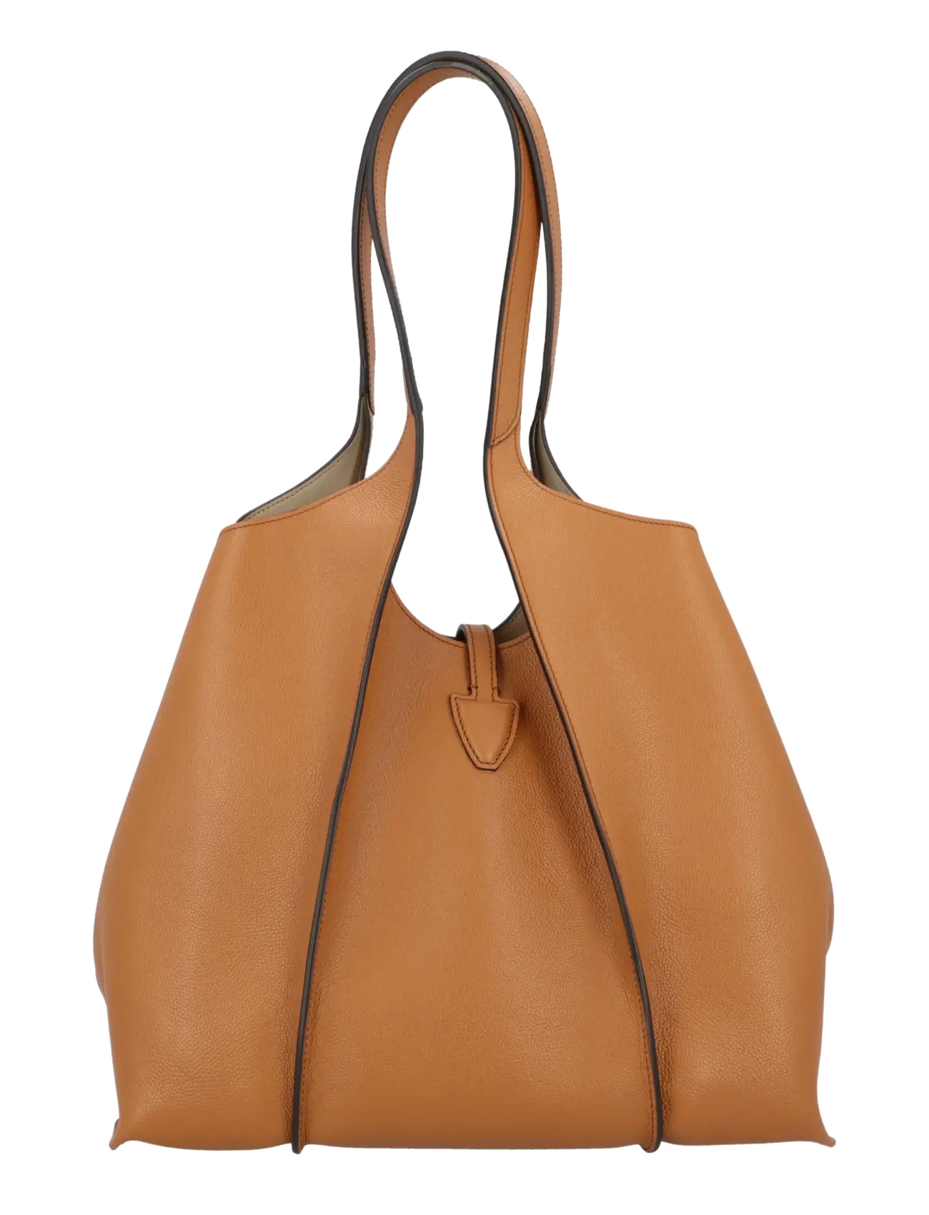 Tod's - T Timeless Leather Shopping Bag - shoppers - brown - 2
