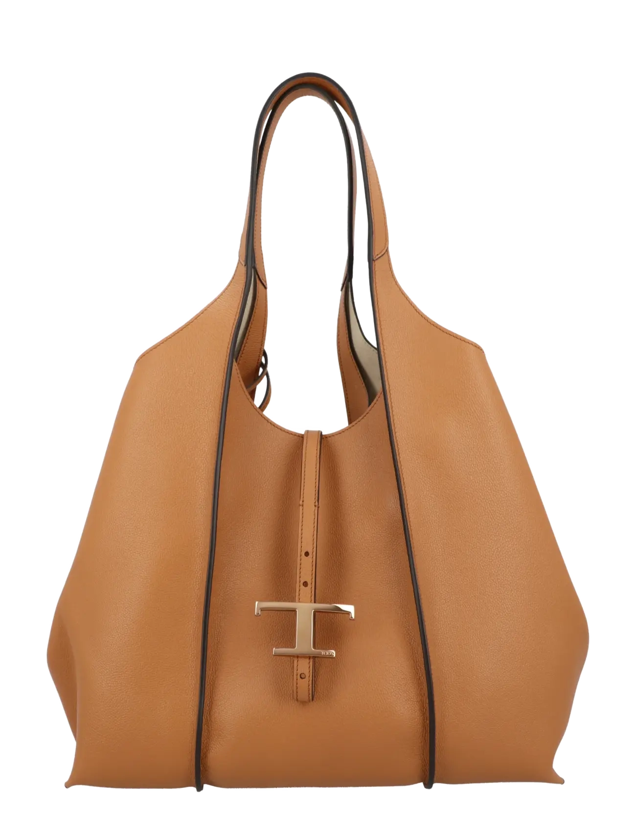 T Timeless Shopping Bag In Leather Medium