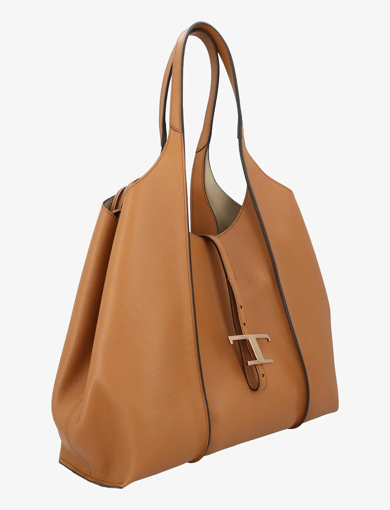 Tod's - T Timeless Shopping Bag in Leather Medium - shoppere - brown - 1