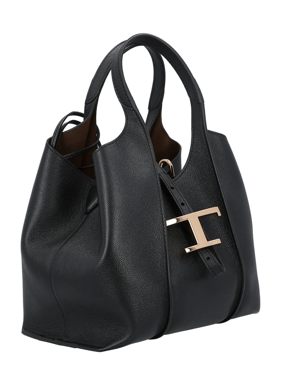 Tod's - T Timeless Mini Shopping Bag - shoppere - black - 1