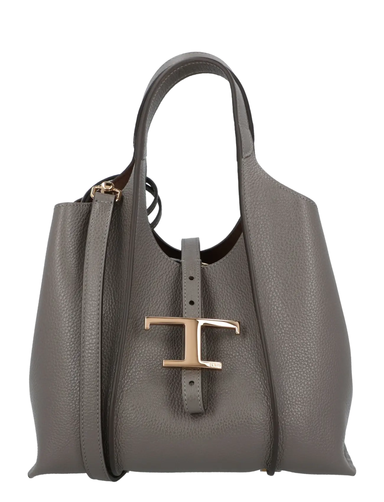 Tod's Small T Timeless Tote Bag, One Size, Grey, Tasker > Totes, Dame