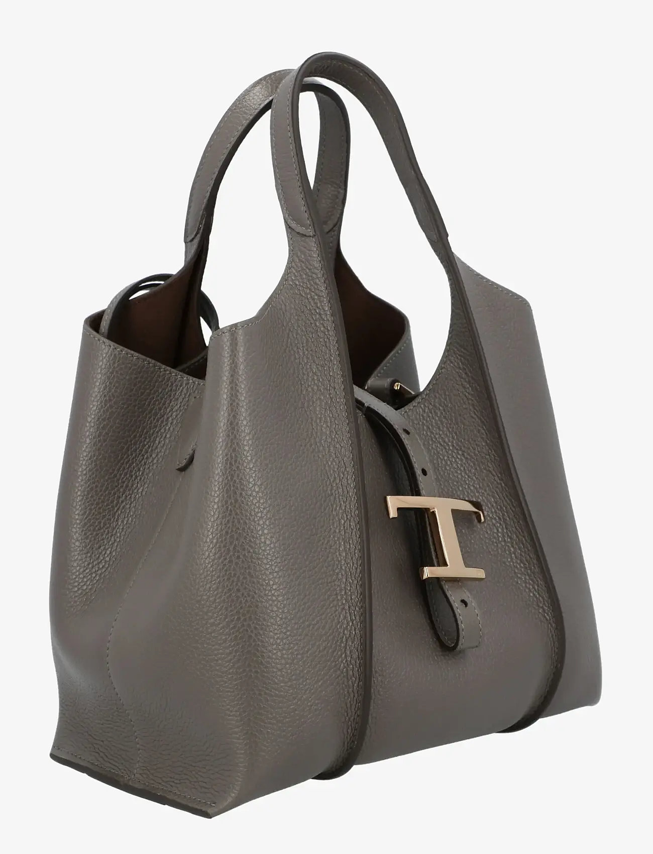 Tod's - Small T Timeless Tote Bag - tote bags - grey - 1