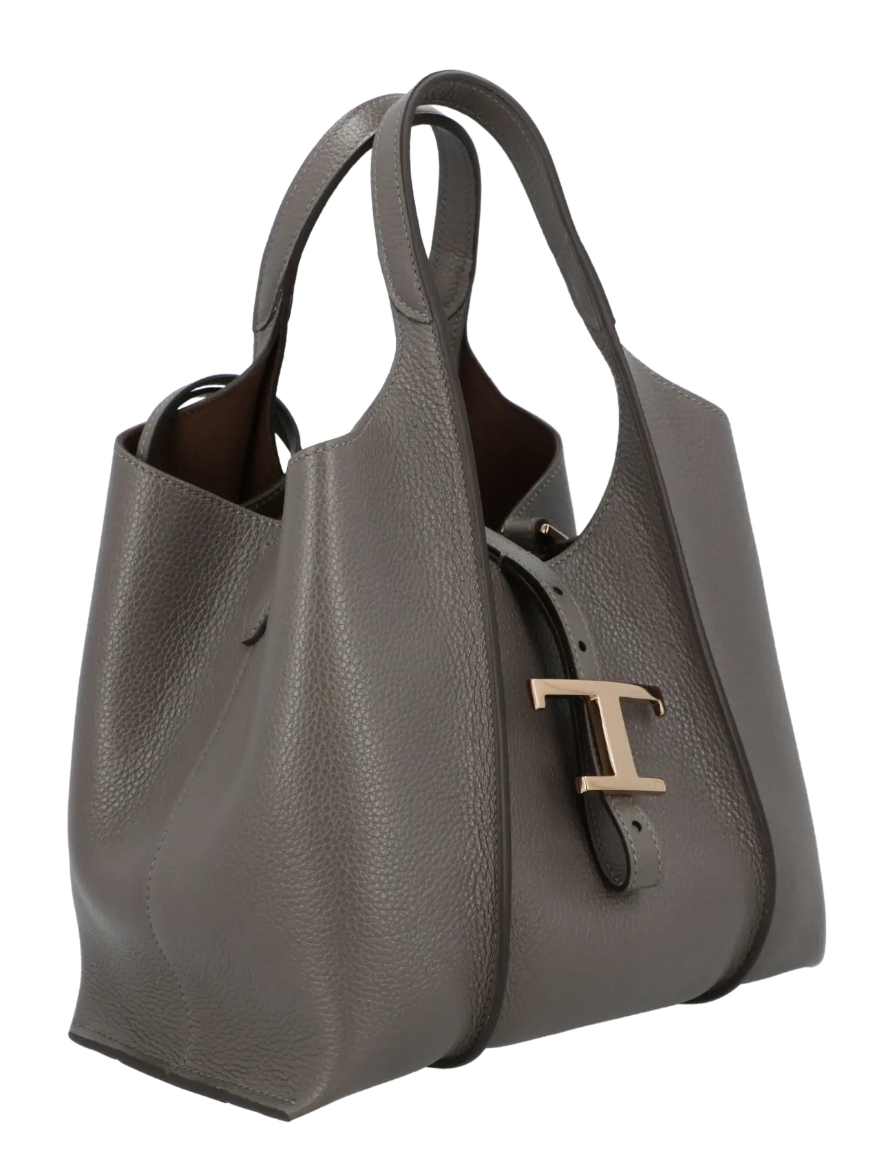 Tod's - Small T Timeless Tote Bag - tote bags - grey - 1