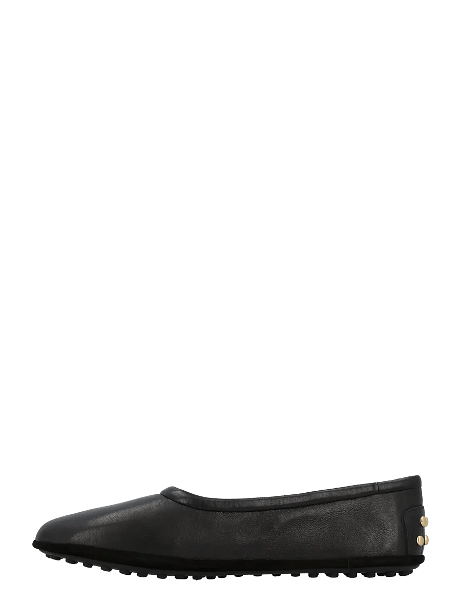 Tod's - Metal Dots Ballerinas in Nappa Leather - ypatingos progos - black - 1
