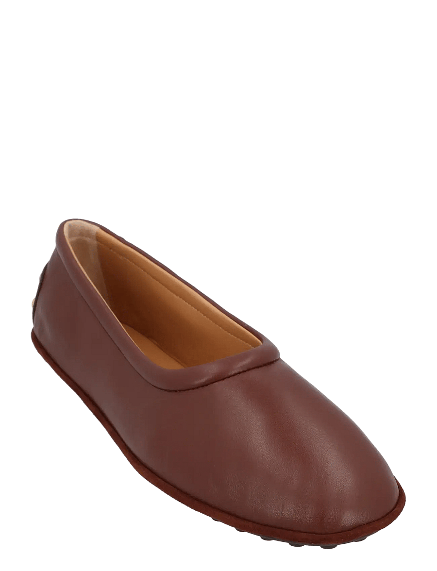 Tod's - Metal Dots Ballerinas in Nappa Leather - særlige begivenheder - brown - 0