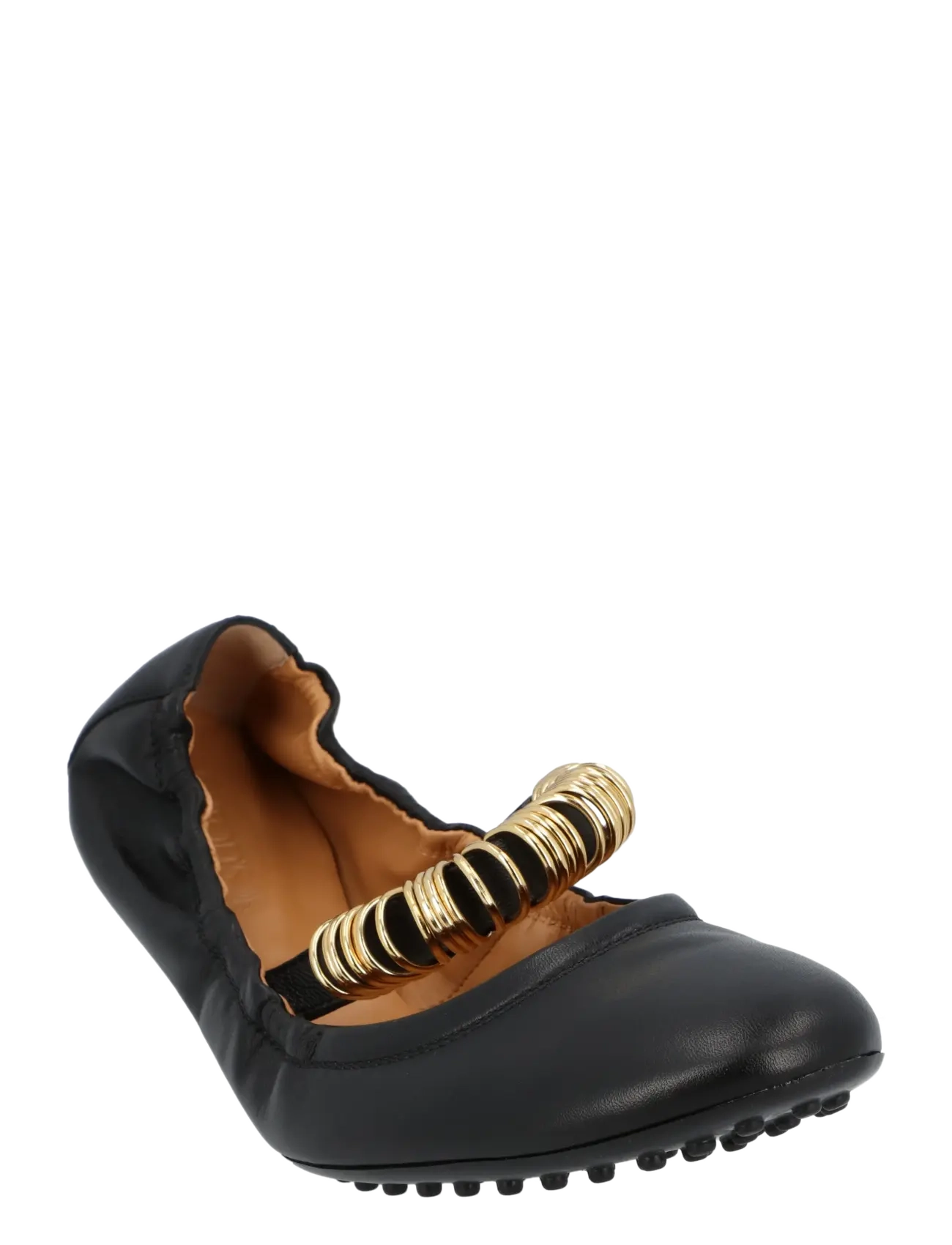 Tod's Leather Ballet Flats, 37, Black, Sko > Ballerinaer, Dame